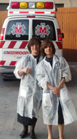 Ruchie & her mother complelting their training as EMTs