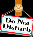 Do not disturb the chosson (groom) & kallah (bride) during their private time after the chupah is over & before they join the guests in the dining room