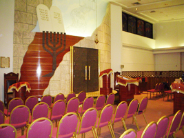 Sanctuary at Congregation Yehuda Moshe