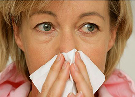 Coughing can trigger urinary incontinence